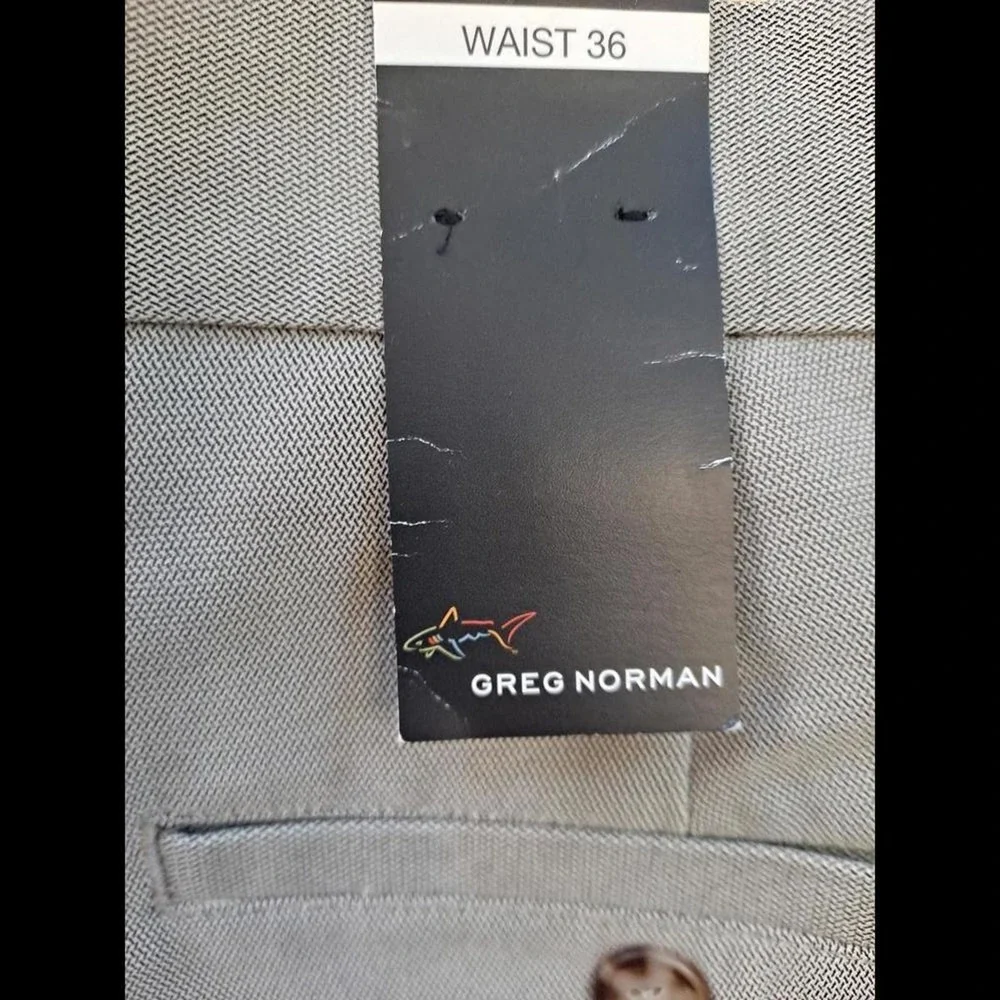 NWT‎ Greg Norman Tan Golf Shorts Chino Shorts Size 36